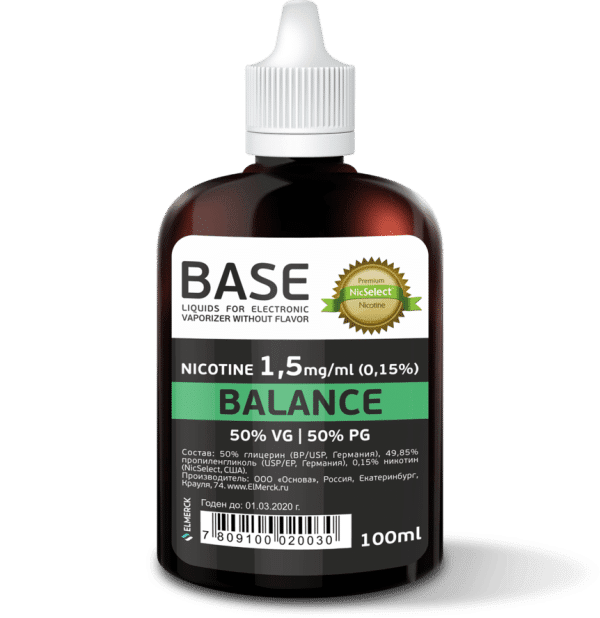 Основа ElMerck 100мл/6мг (50/50)