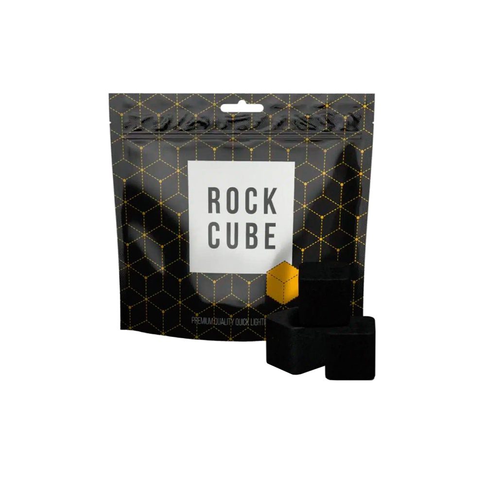 Rock cube 25мм/24шт уголь для кальяна