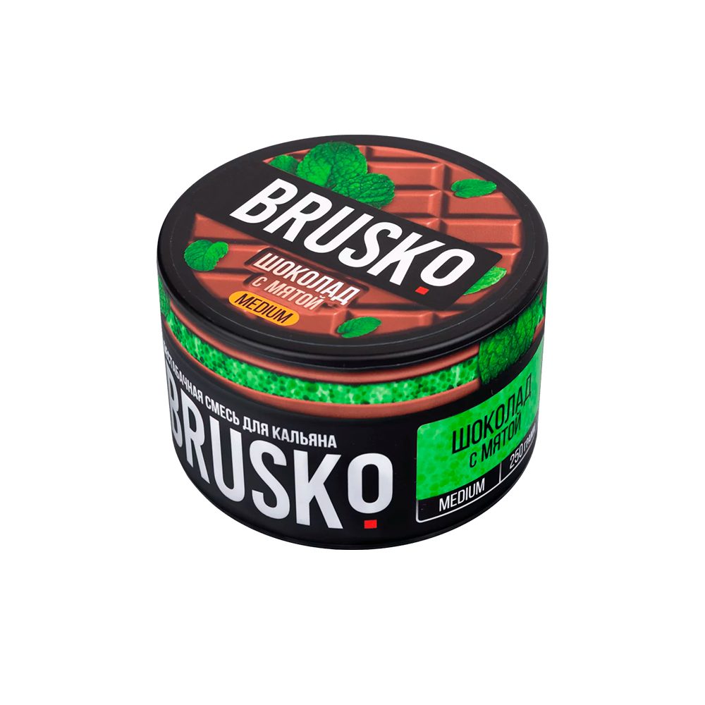 Табак для кальяна BRUSKO 250гр (шоколад мята)