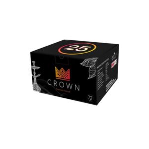 Crown 25мм/72шт уголь для кальяна