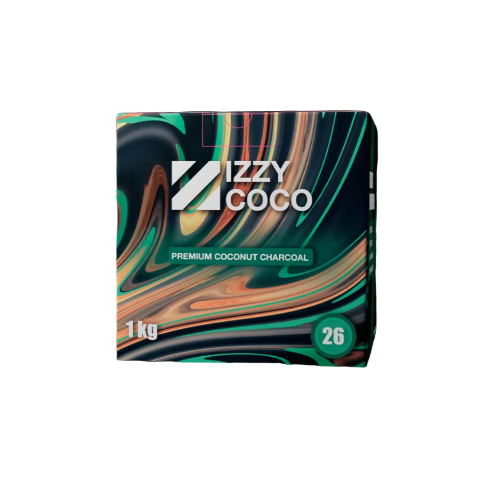 Izzy Coco 25мм/18шт уголь для кальяна