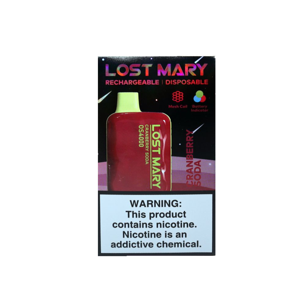 Lost Mary OS4000 (клюквенная содовая)