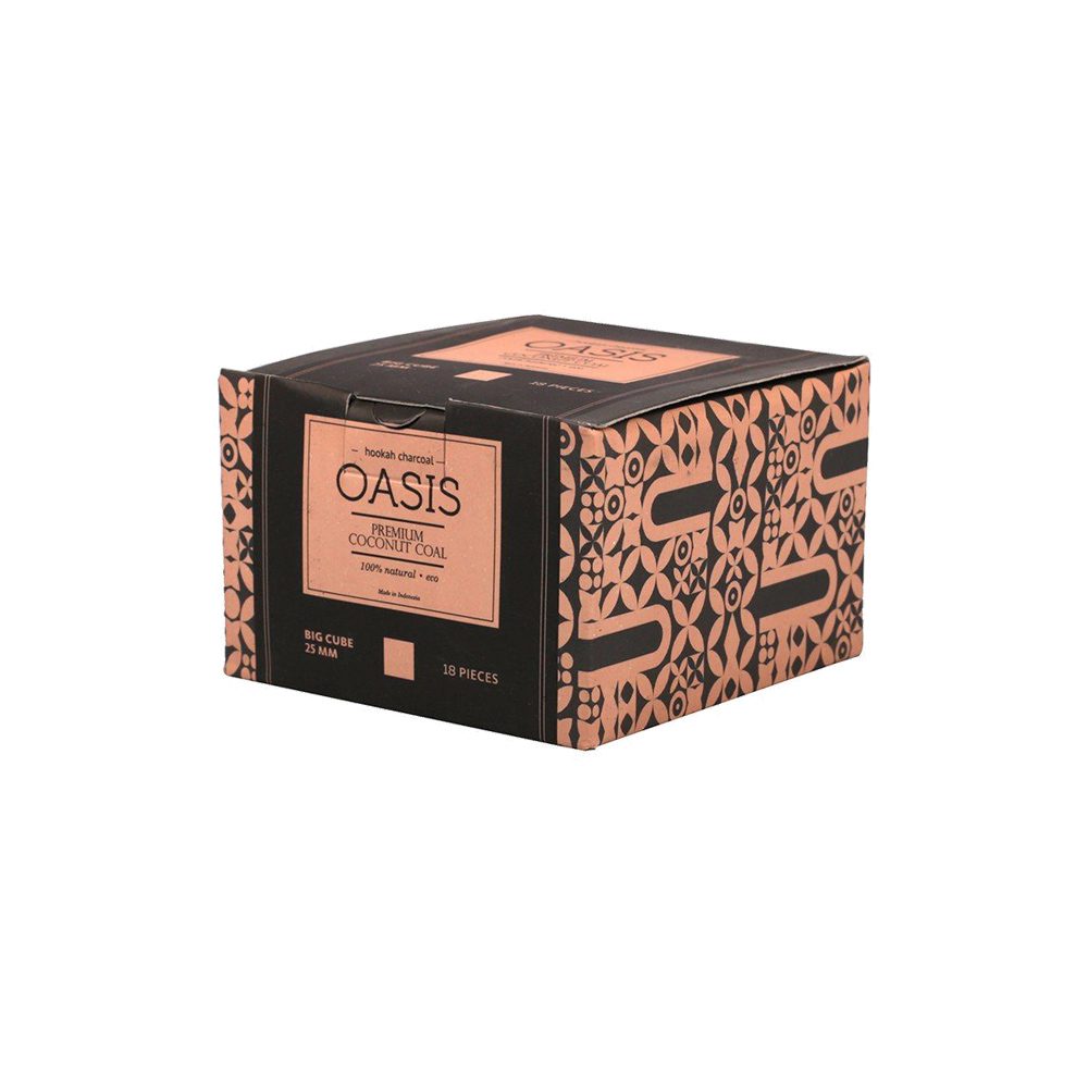 Oasis 25мм/18шт уголь для кальяна