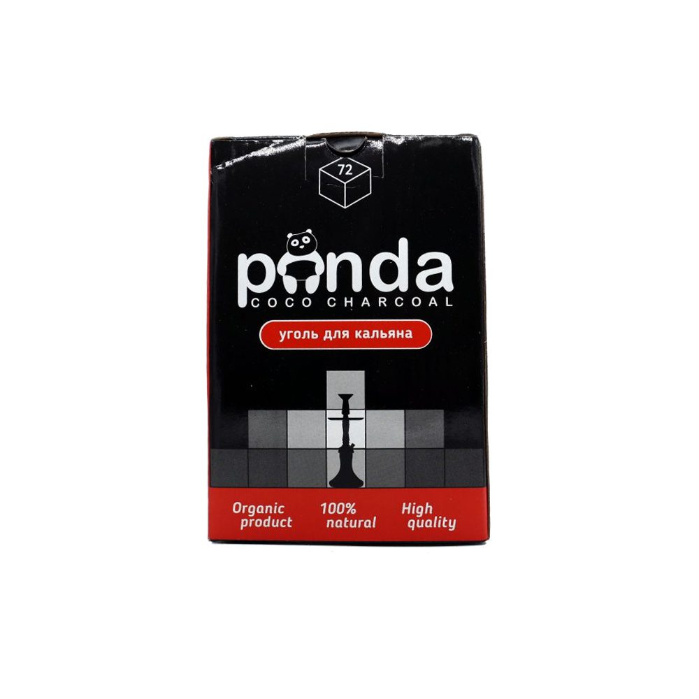 Panda 25мм/72шт уголь для кальяна