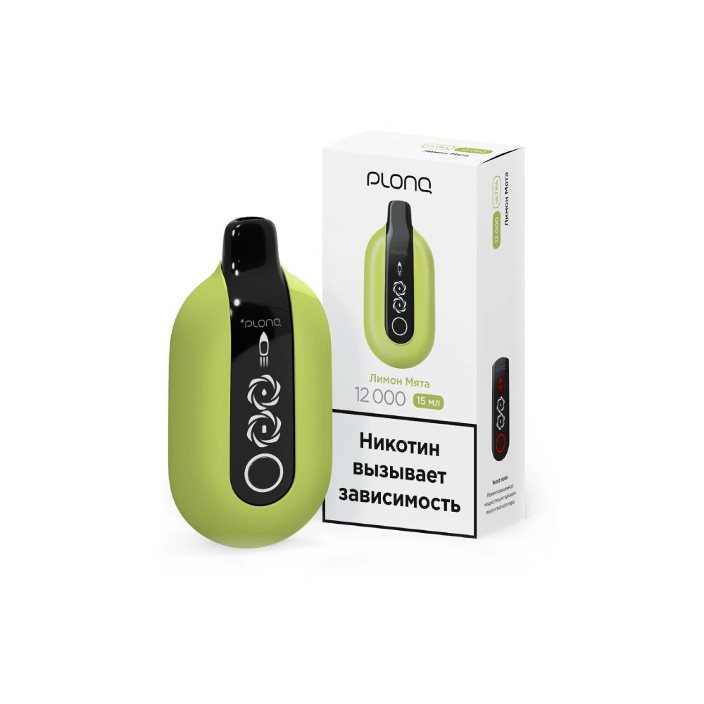 Plonq Ultra 12000 (лимон/мята) M