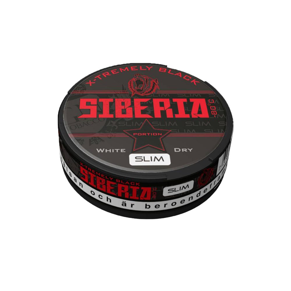 Жевательный табак Siberia X-Tremely Black Slim 13гр M
