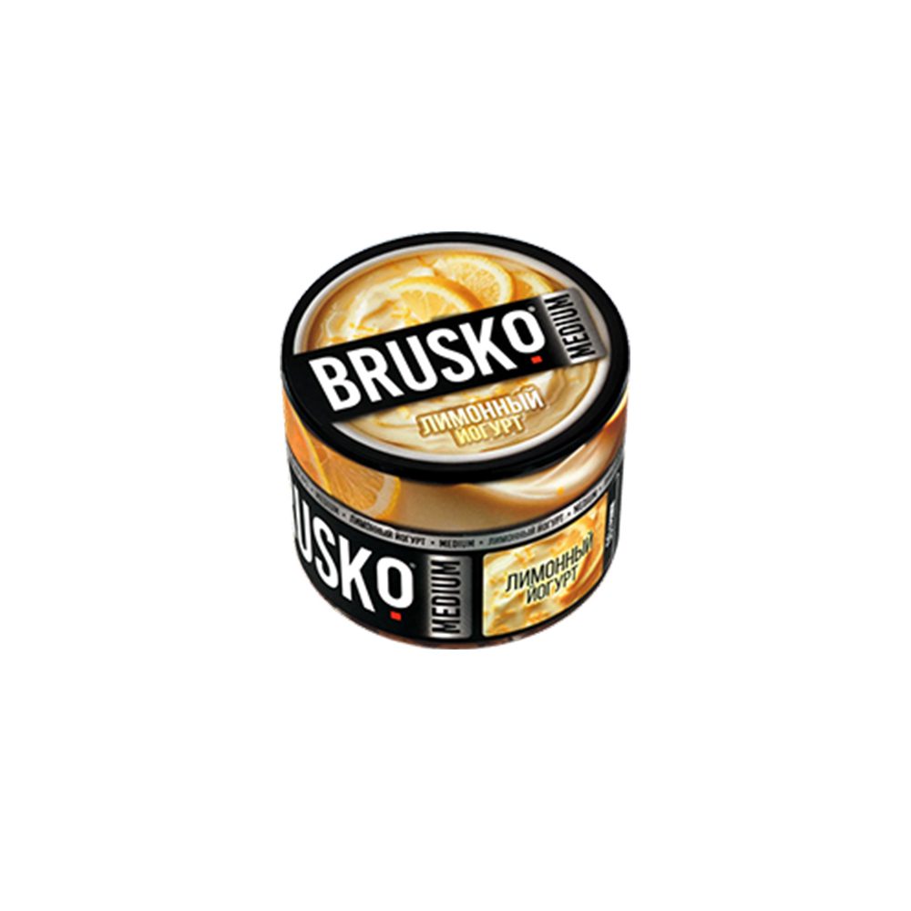 Brusko 50гр (лимонный йогурт) безникотиновая смесь