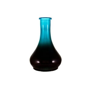 Колба капля (черно-голубая)