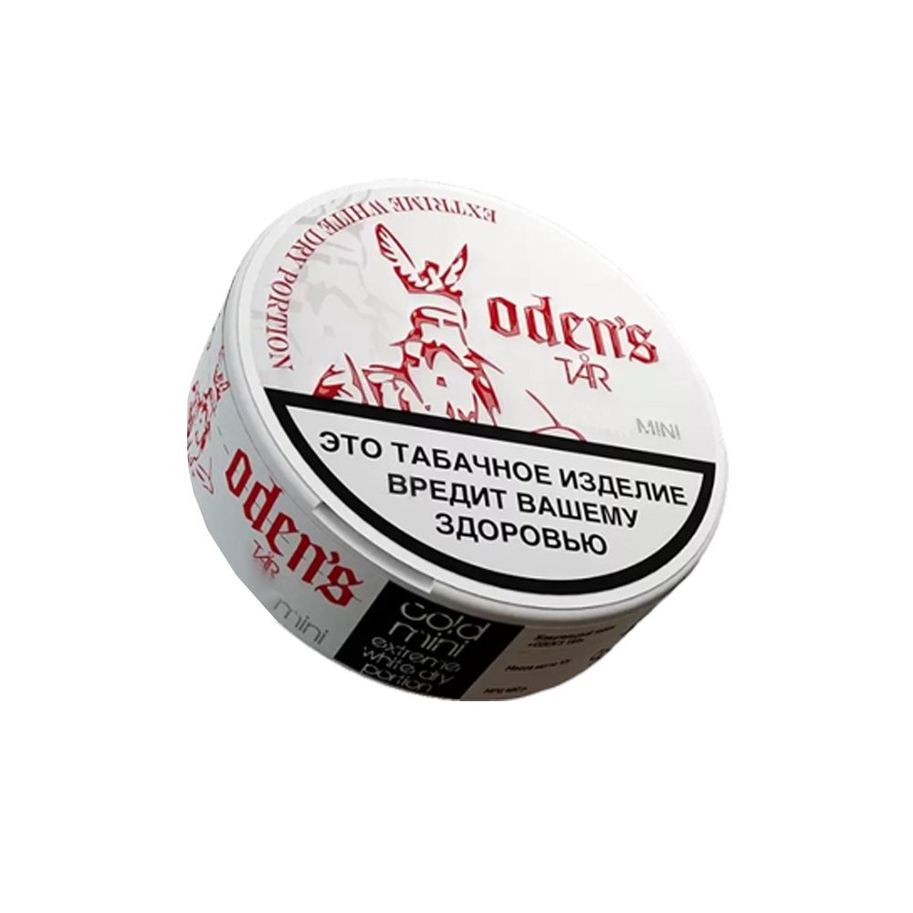 Жевательный табак Odens Tar White Dry Mini 9гр (Швеция) M